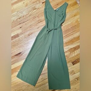 Everlane olive green jumpsuit